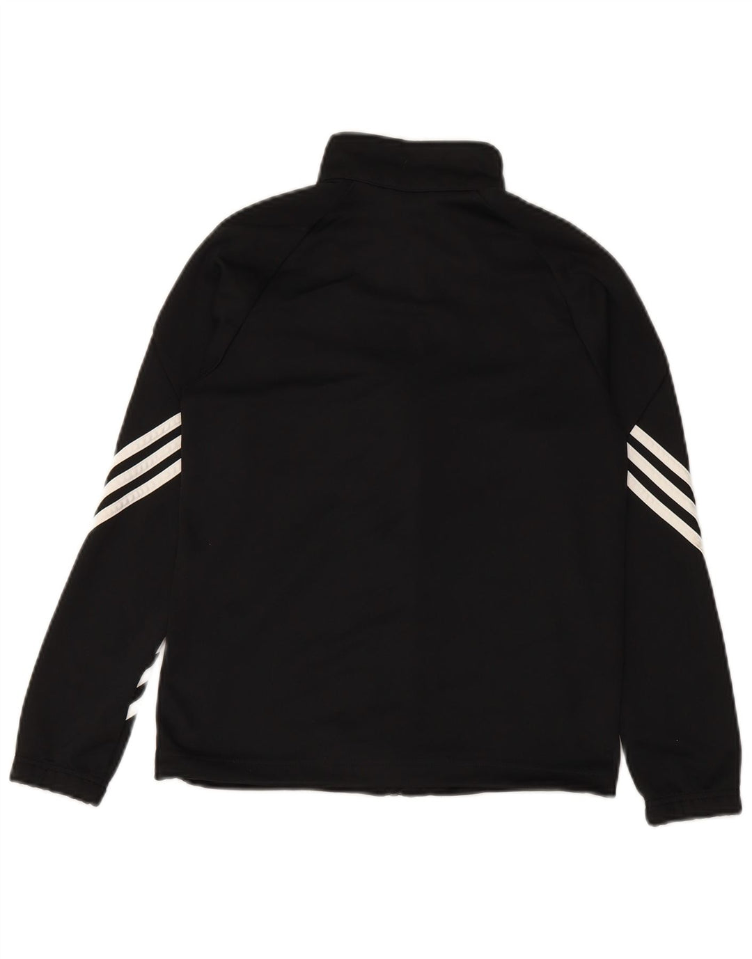 Jachetă de trening Climalite ADIDAS pentru băieți 11-12 ani, poliester negru