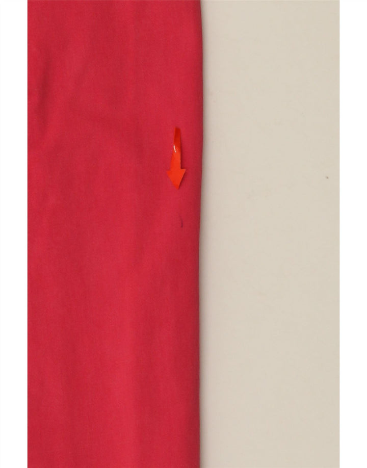 Pantaloni casual slim pentru femei GUESS L29 L28 bumbac roz