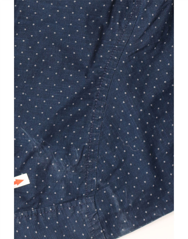 Cămașă pentru bărbați JACK & JONES, mare, albastru, bumbac cu pete