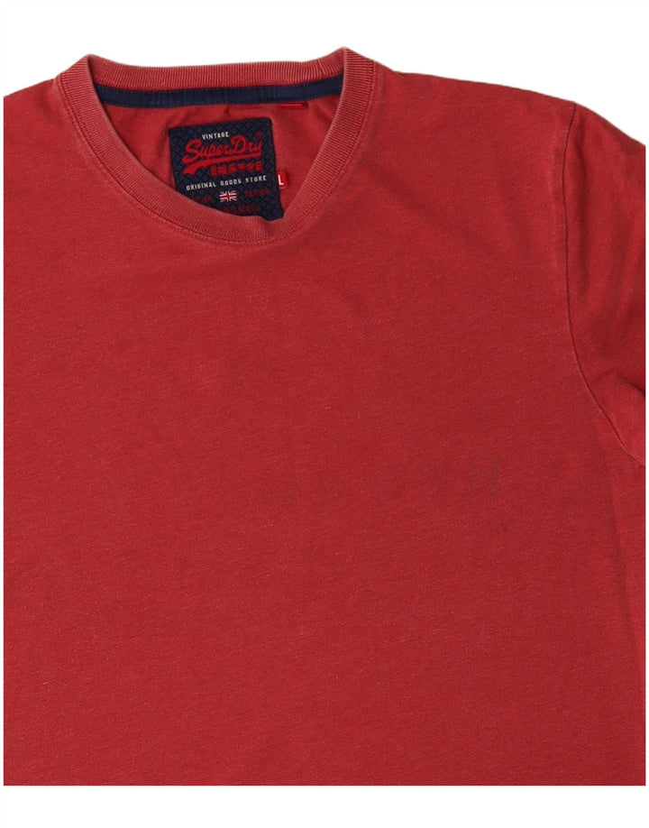 Tricou Superdry pentru bărbați Top Large Red