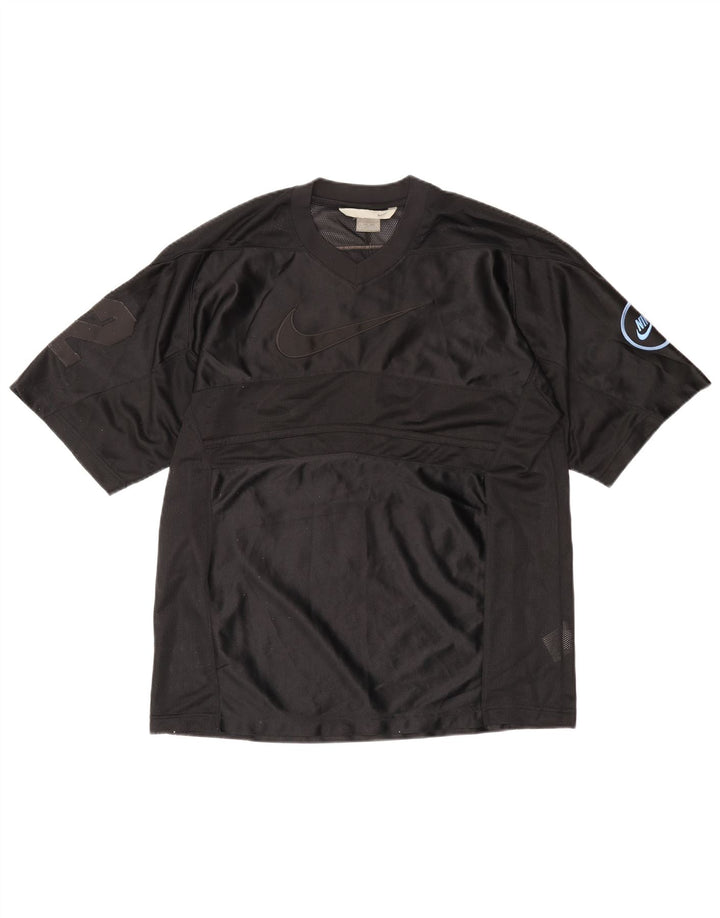 Tricou grafic pentru bărbați NIKE Top Mediu Negru Poliester