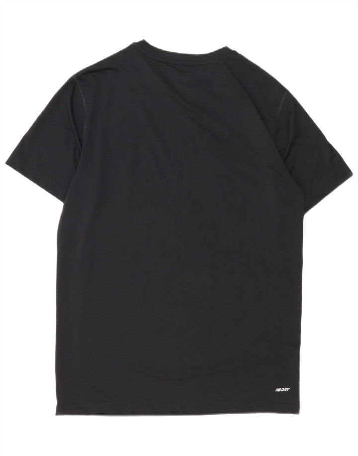 Tricou grafic pentru bărbați New Balance Top Mediu Negru Poliester