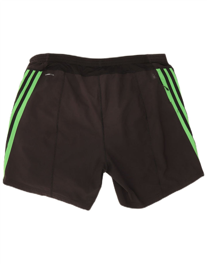 Pantaloni scurți sport pentru bărbați Adidas Climacool XL, negru, poliester color bloc