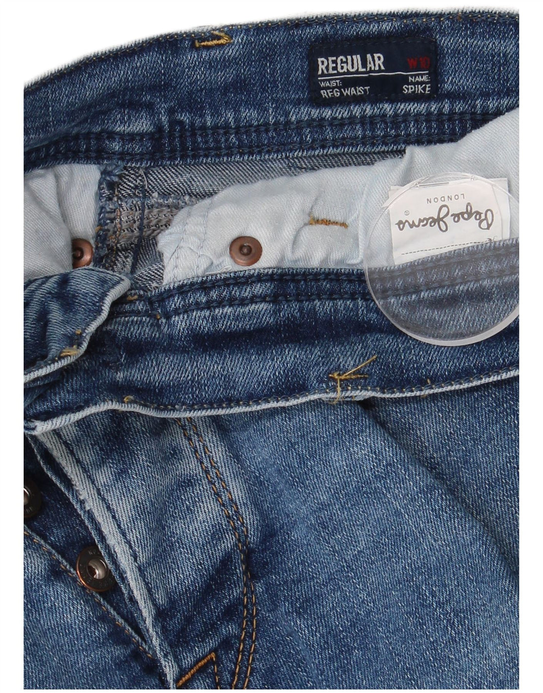 PEPE Jeans Blugi drepți obișnuiți pentru bărbați US 10 Large W32 L31 Blue