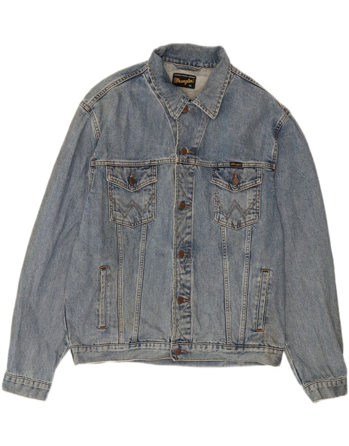 Jachetă de blugi pentru bărbați Wrangler UK 42 XL Bumbac albastru