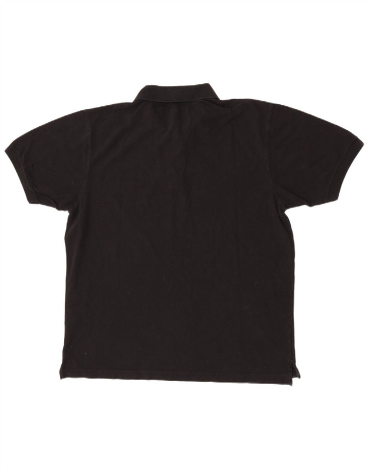Tricou polo pentru bărbați Lee, bumbac negru 2XL