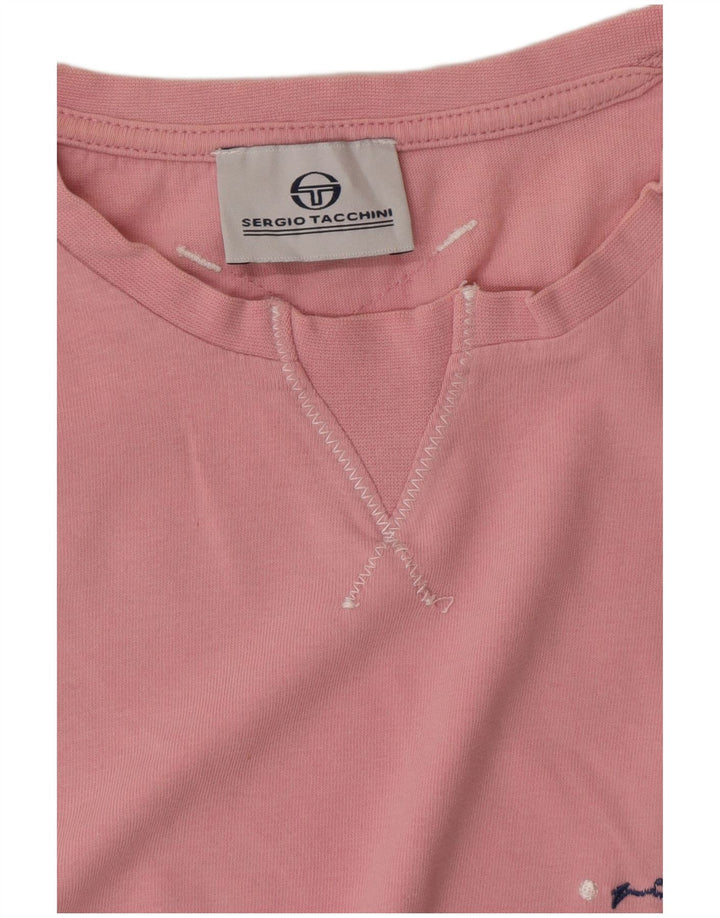 SERGIO TACCHINI Tricou Bărbați Top Mediu Roz
