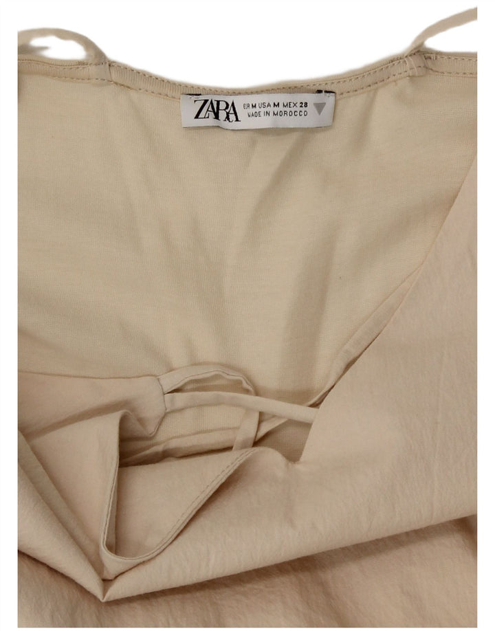 Rochie de soare pentru femei Zara UK 14 Medium Beige