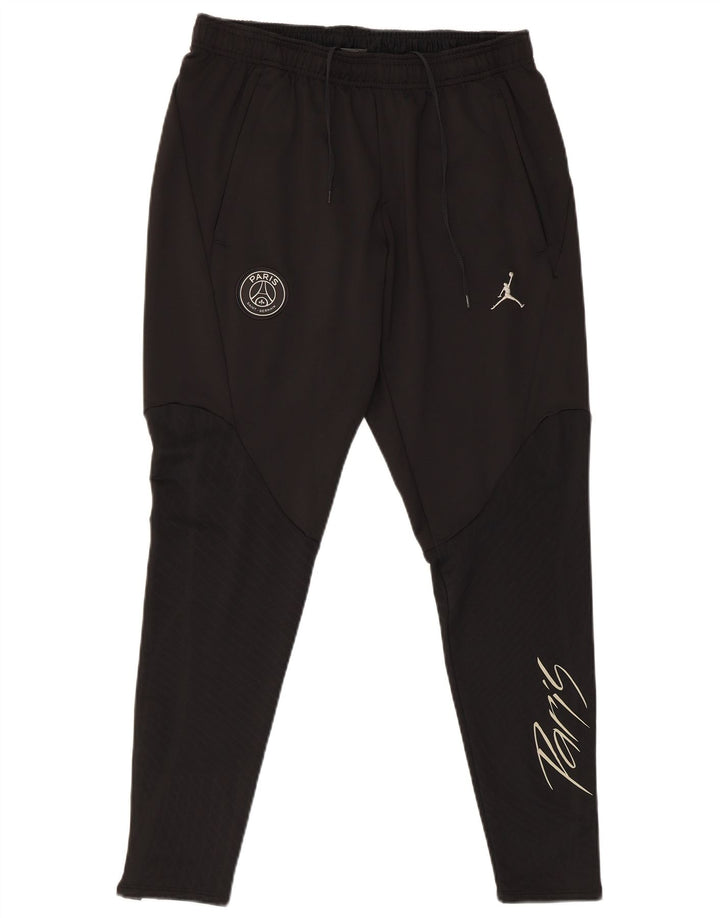 Pantaloni de trening Jordan pentru bărbați Paris Saint- Germain slim fit, negru mediu
