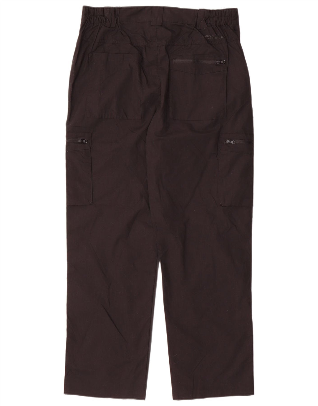Mountain Warehouse Mens Straight Cargo Trousers W32 L28 Black Polyester