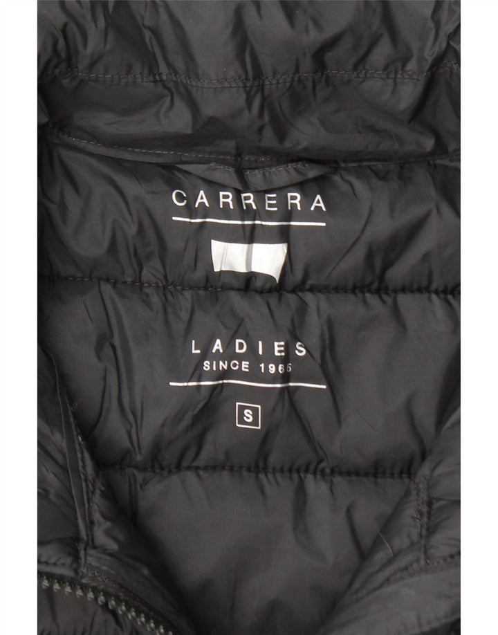 CARRERA Womens Padded Gilet UK 10 Small Black Polyamide