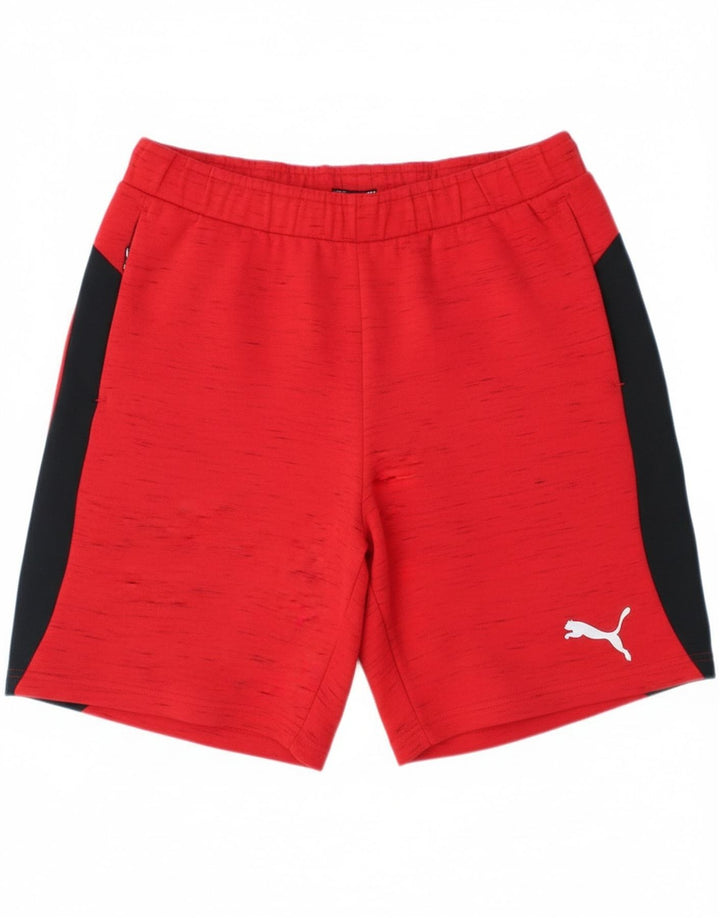 Pantaloni scurți sport Puma pentru bărbați, roșu mediu, blocuri de culoare