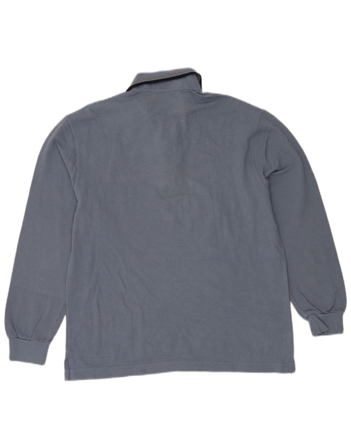 Cămașă polo Fred Perry pentru bărbați, bumbac albastru mediu