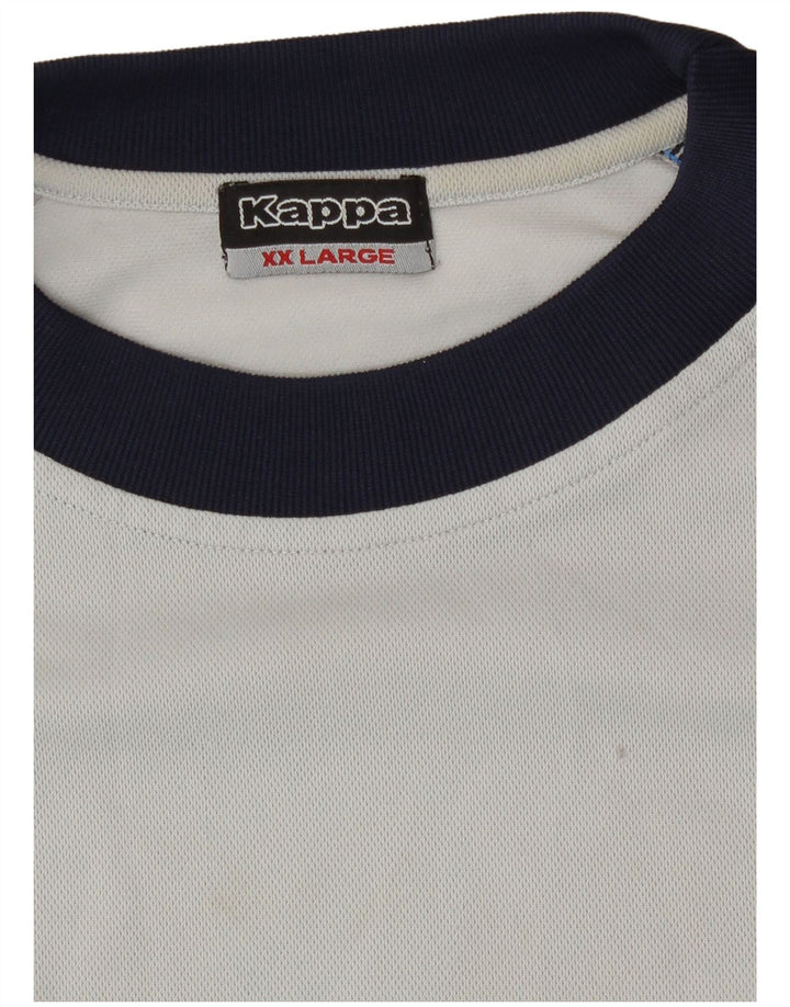 Tricou Bărbați Kappa Top 2XL Gri Poliester Colorblock