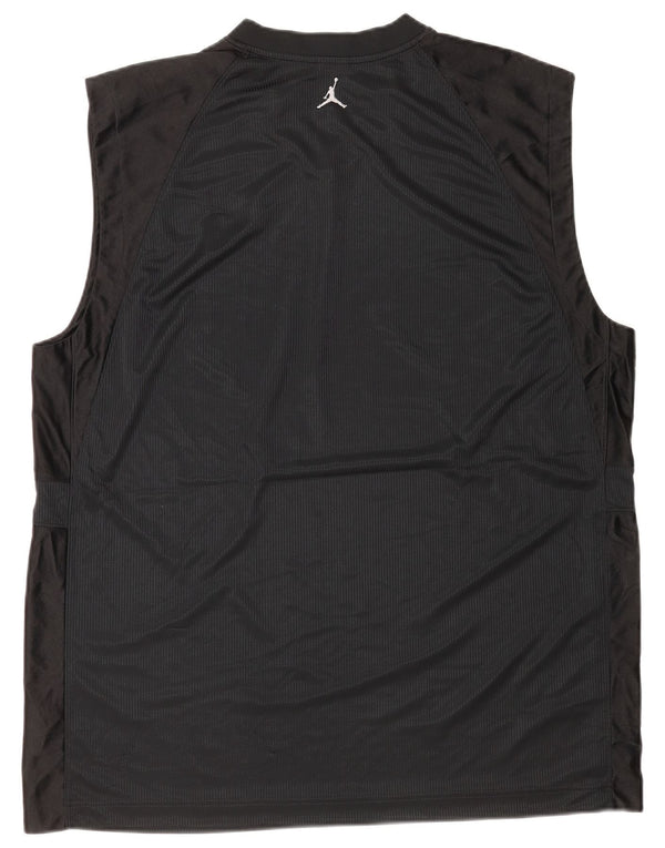 Vestă pentru bărbați Jordan UK 47/48 2XL Negru Poliester