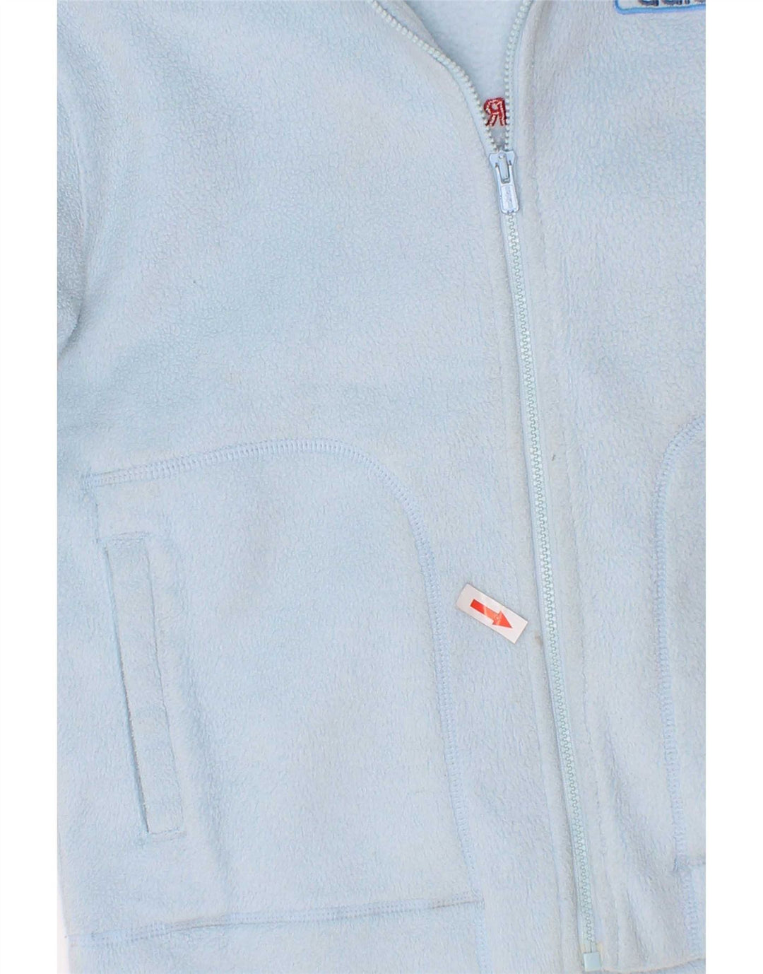 Jachetă fleece grafică Adidas pentru băieți 7-8 ani, albastru, poliester
