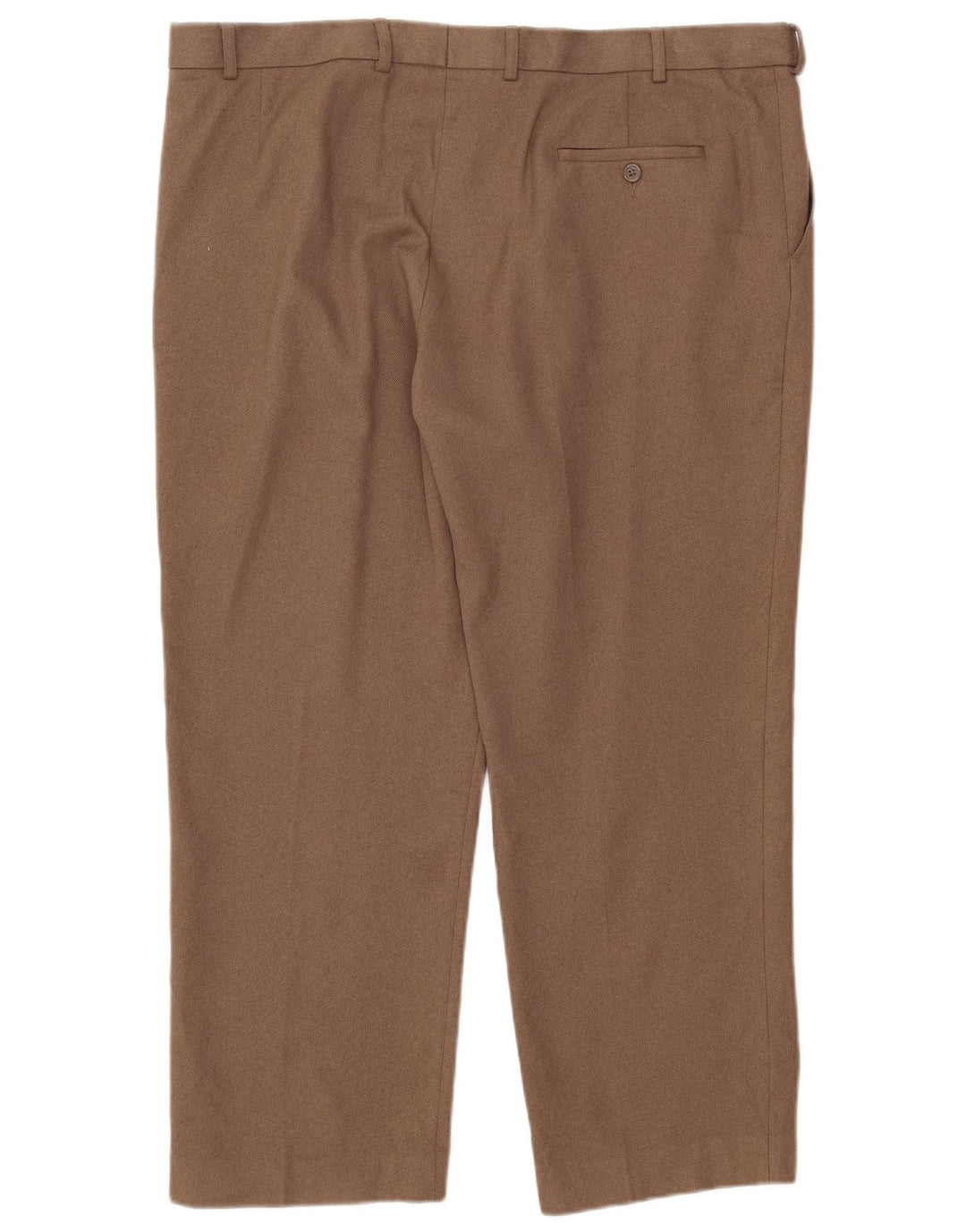 Pantaloni chino pentru bărbați Marks & Spencer, cu ajustare normală, L42 L29, poliester maro