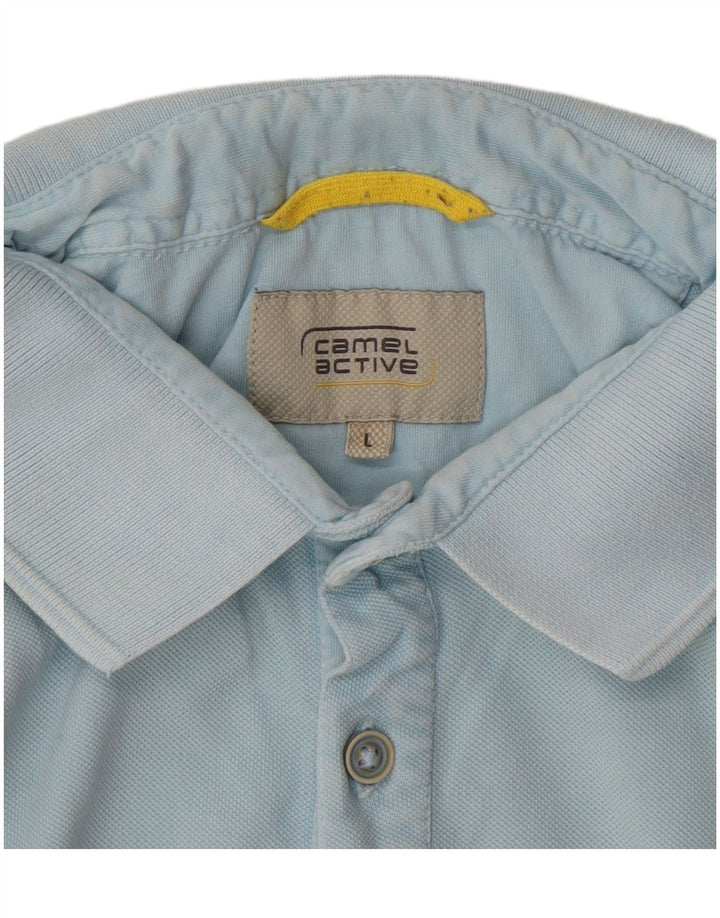 CAMEL ACTIVE Mens Polo Shirt Large Blue