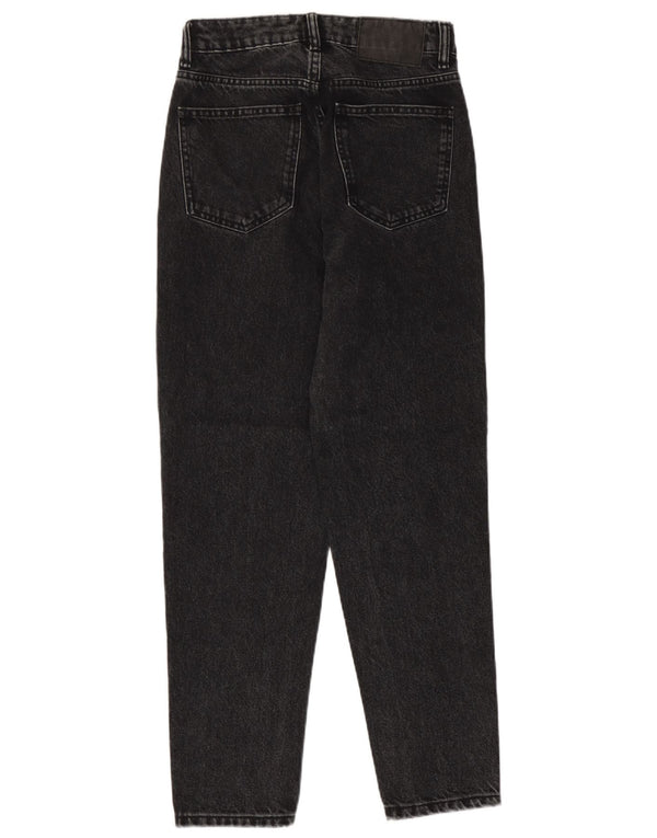 Blugi conici pentru femei cu talie înaltă Zara EU 34 2XS L24 L27 bumbac negru