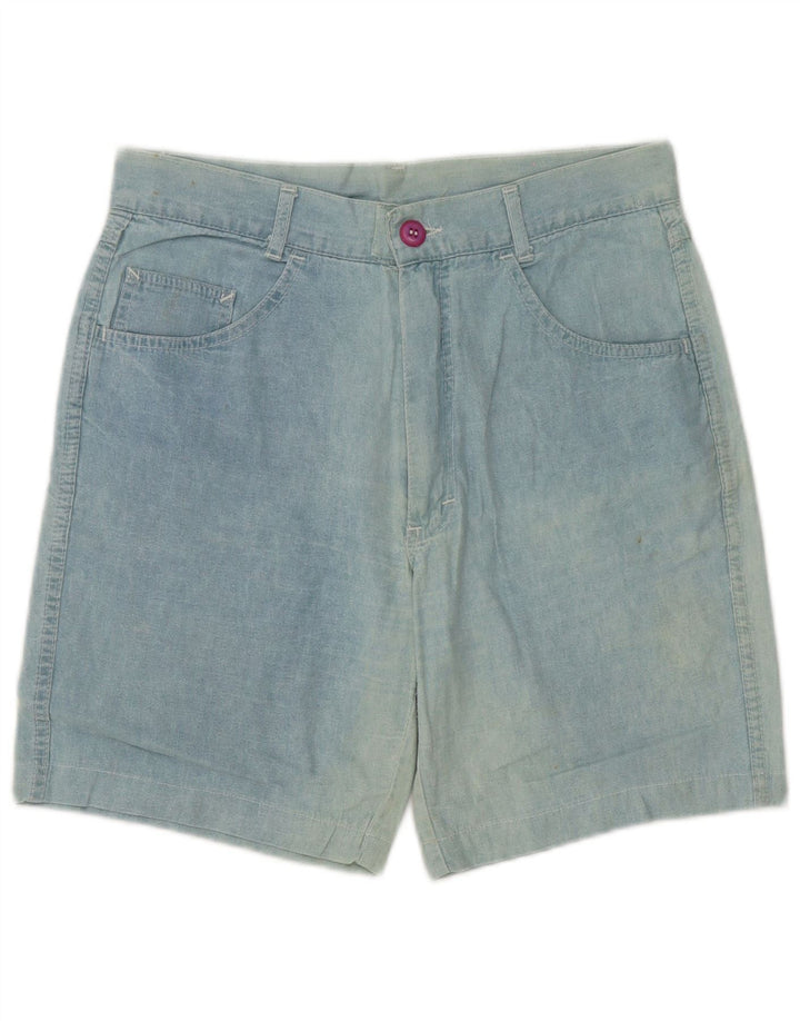 Pantaloni scurți din denim pentru bărbați Mash W33, bumbac albastru mediu