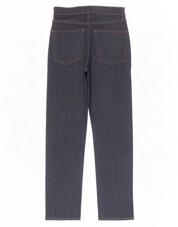 Blugi drepti pentru femei cu talie înaltă Zara EU 36 XS L26 L27 Bumbac bleumarin
