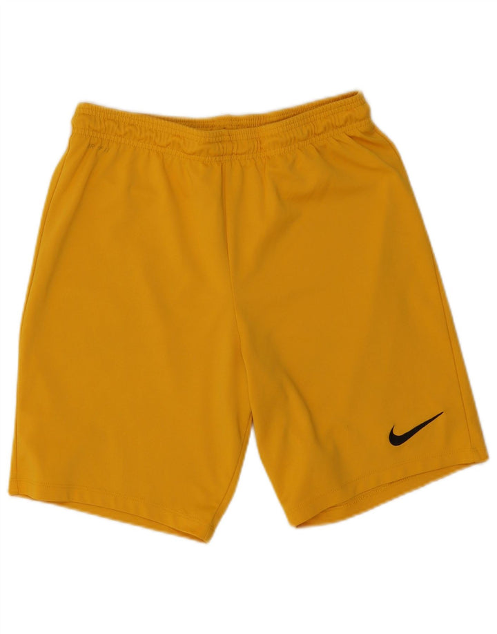 Pantaloni scurți sport Nike Dri Fit pentru bărbați, poliester galben mediu