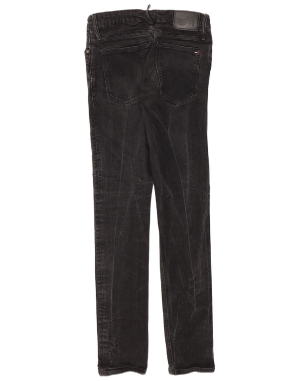Blugi skinny pentru femei Tommy Hilfiger W28 L32 bumbac negru