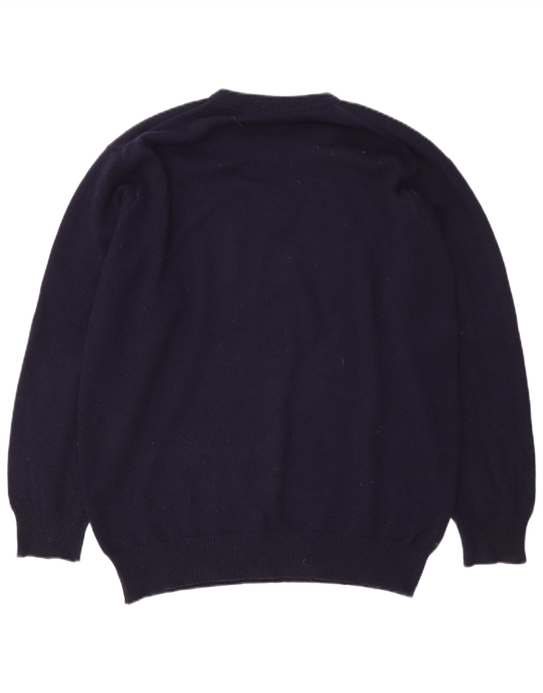 Pulover Lyle & Scott pentru bărbați, cu gât crew, albastru bleumarin mediu