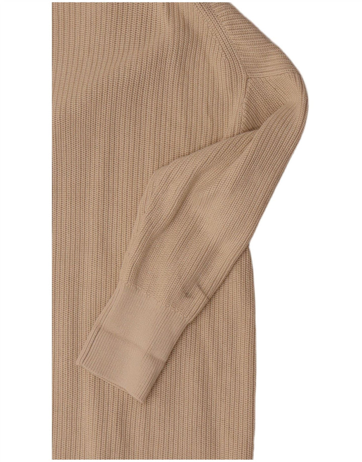 Pulover cardigan supradimensionat pentru femei COS UK 14 bumbac mediu bej