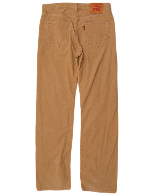 Pantaloni drepti din velur 751 Levi's pentru bărbați, bumbac bej, L33 L34
