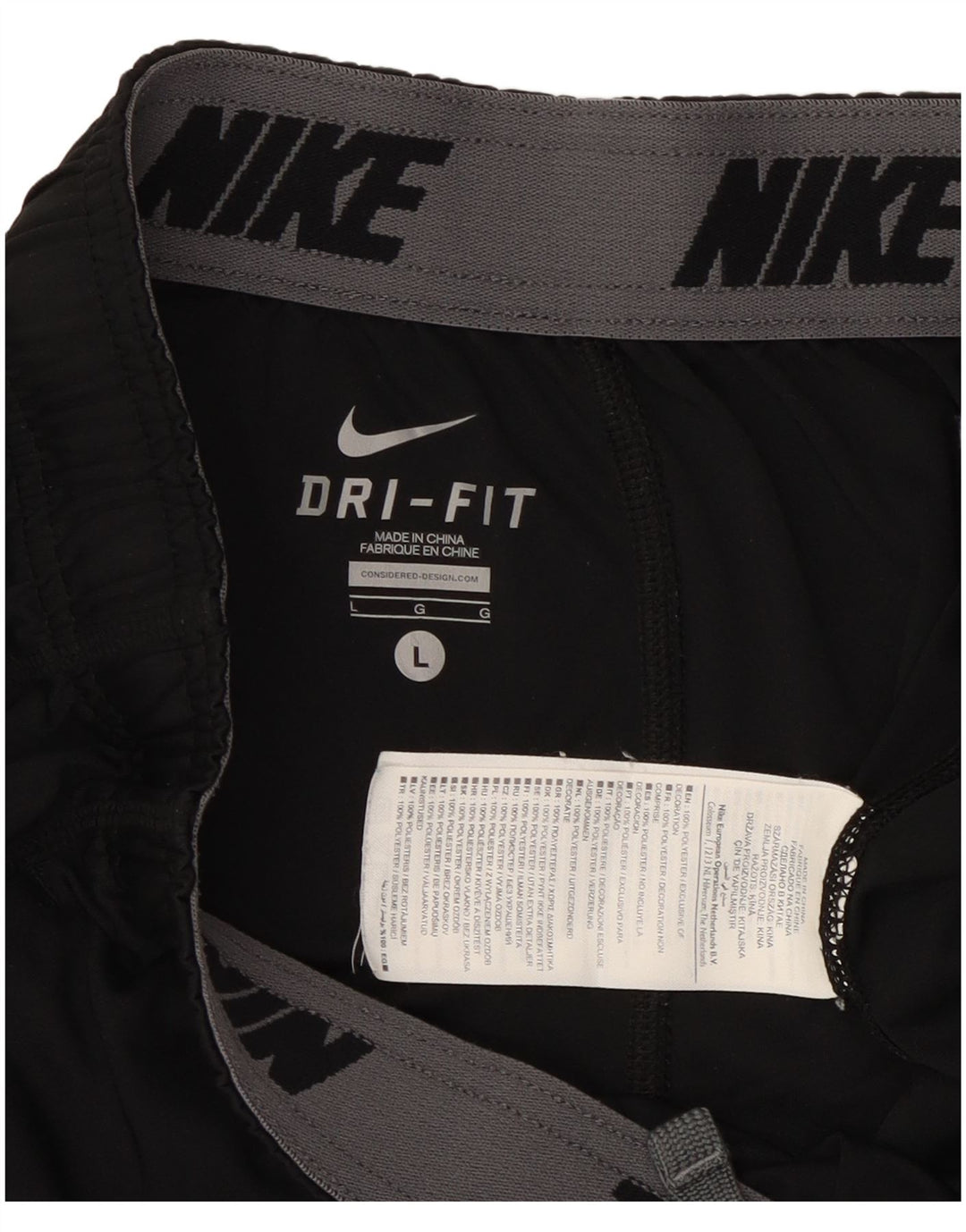 Pantaloni scurți sport Nike Dri Fit pentru bărbați, mari, negru, poliester