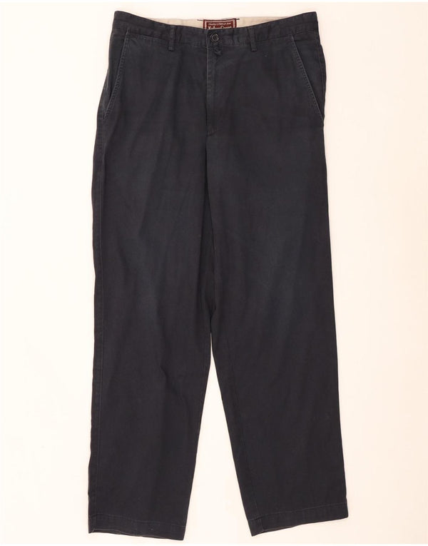 Pantaloni chino drepți pentru bărbați Marlboro Classics EU 52 XL W38 L31 bleumarin