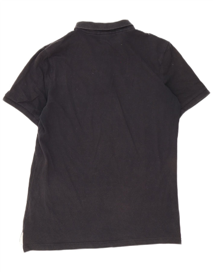 Tricou polo NIKE pentru bărbați, bumbac mediu negru
