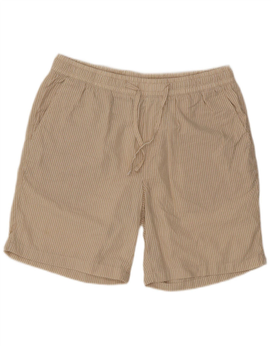 Pantaloni scurți sport Jack & Jones pentru bărbați, poliester cu dungi mari, bej