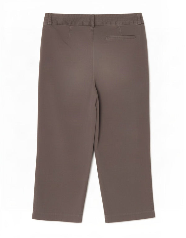 Pantaloni Capri pentru femei Marks & Spencer UK 12 Medium W32 L20 Bumbac gri