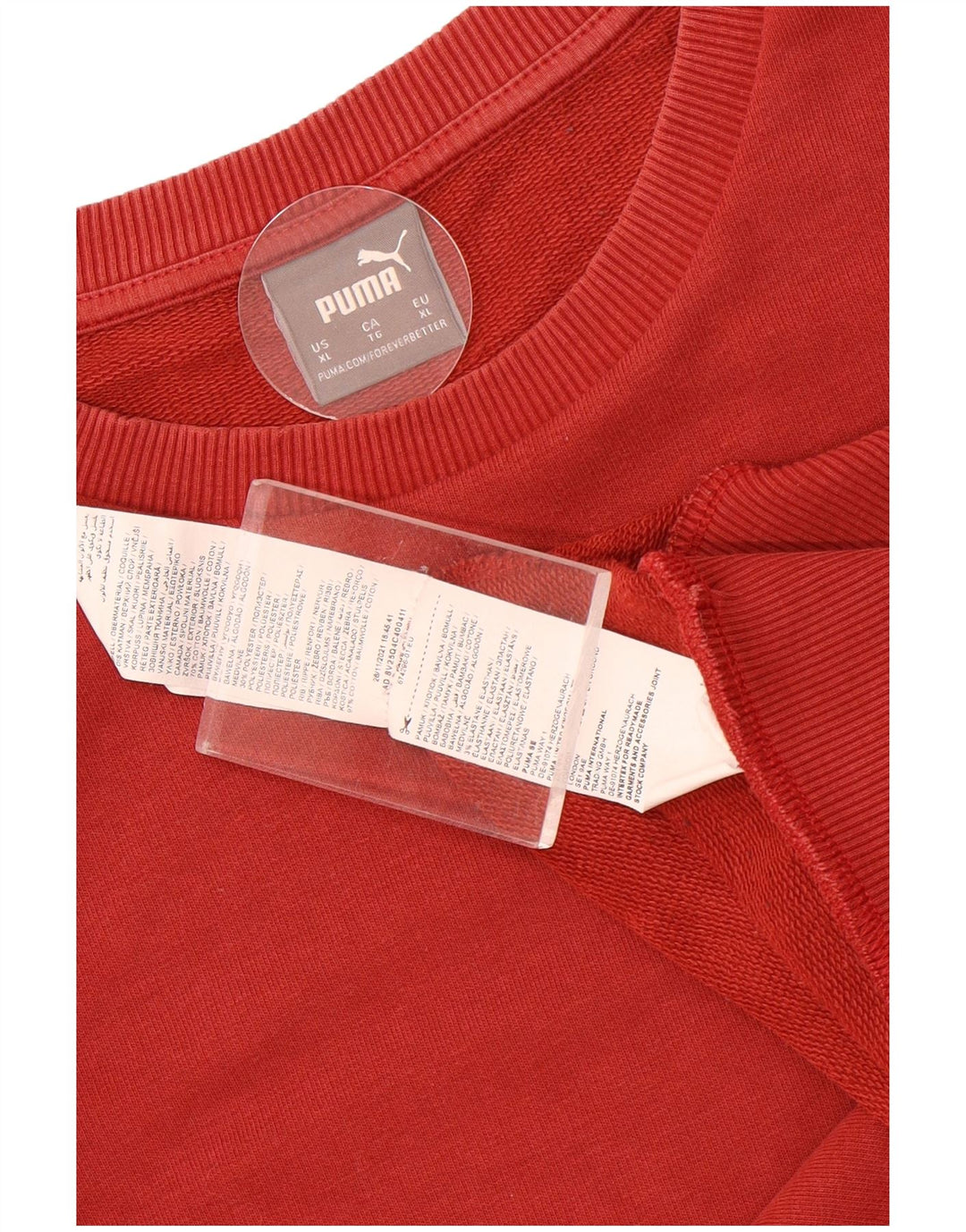 Pulover pentru bărbați Puma Jumper XL Maroon Cotton