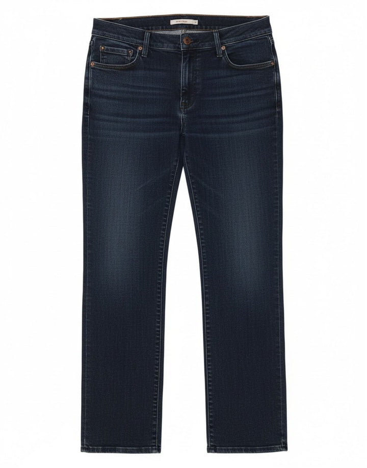 Blugi drepti 505 pentru femei Levi's W31 L32 bumbac bleumarin