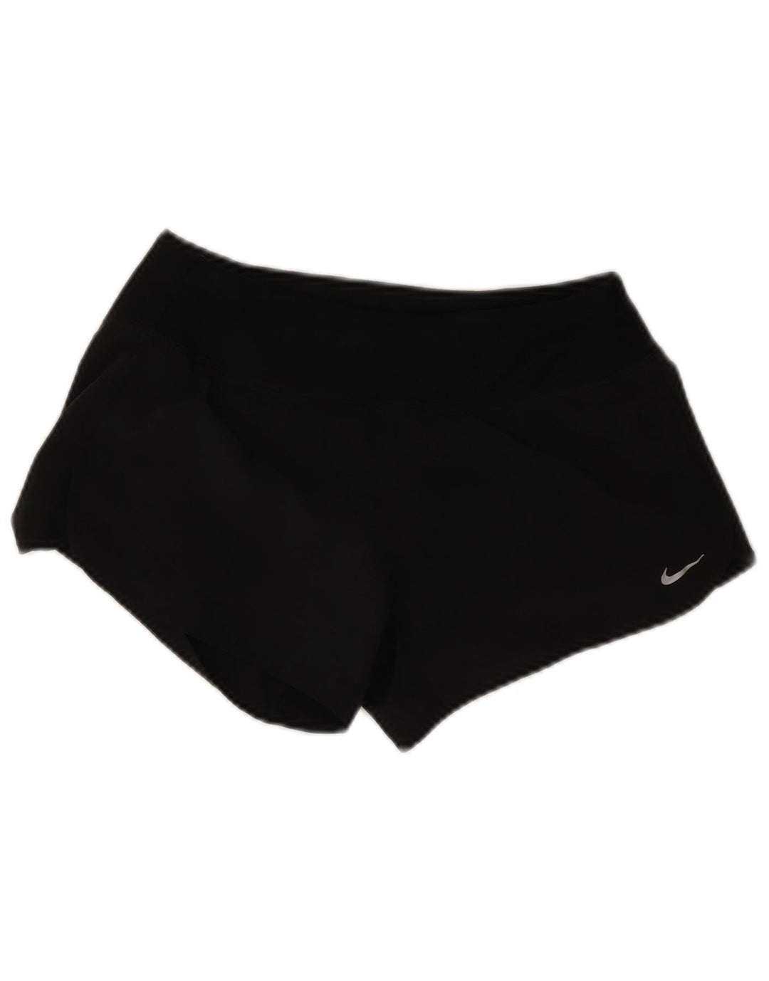 Pantaloni scurți sport Nike Dri Fit pentru femei UK 10 Small Negru Poliester