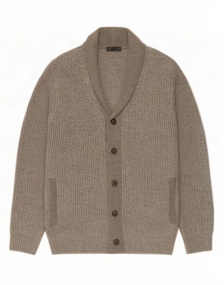 Pulover cardigan pentru bărbați Marks & Spencer 2XL gri acrilic