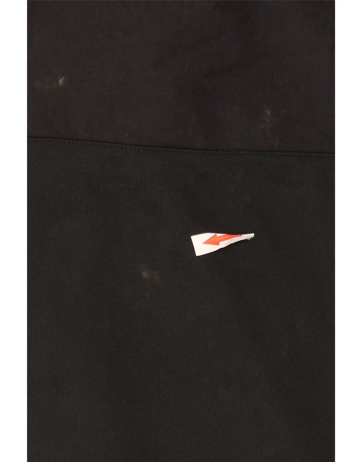 Pulover Nike Graphic Zip pentru bărbați, poliester mare, negru