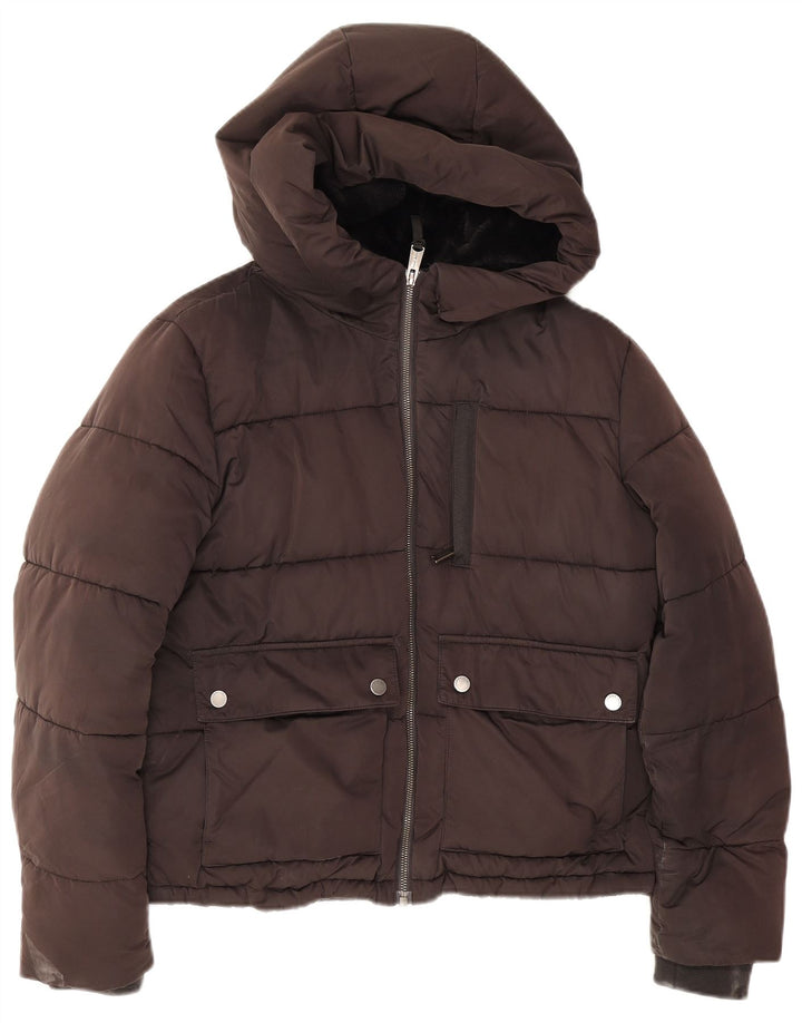 Jachetă căptușită supradimensionată pentru femei Tommy Hilfiger UK 6 XS poliamidă gri