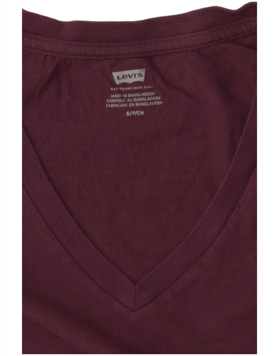 Tricou pentru femei Levi's Top UK 10 Small Burgundy