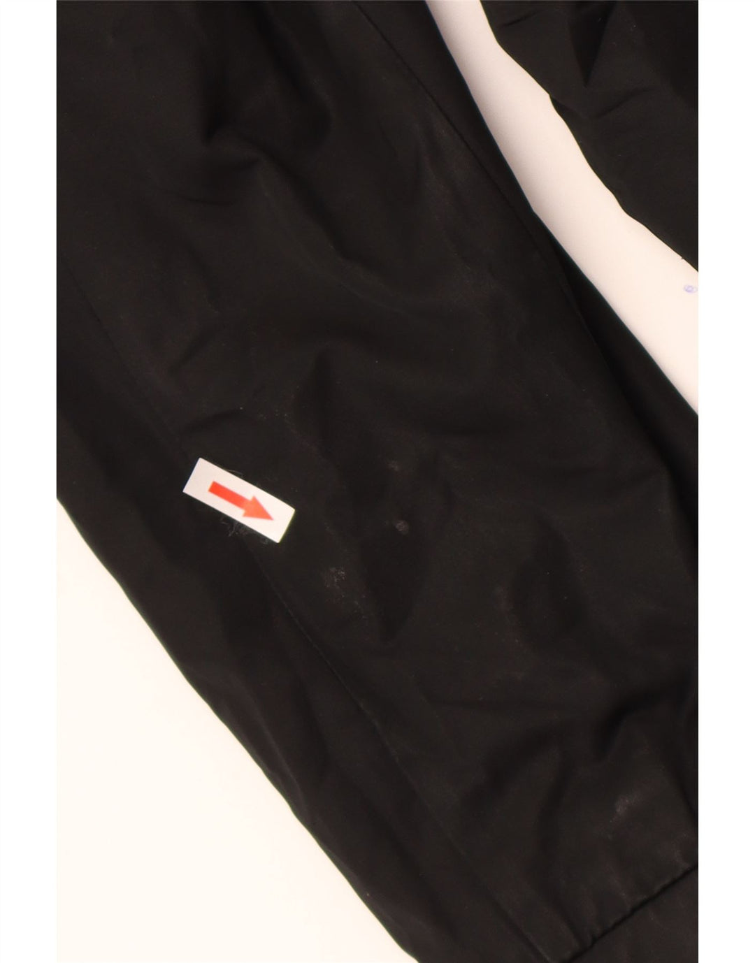 Jachetă de vânt cu glugă pentru femei Zara UK 18 XL Poliester negru