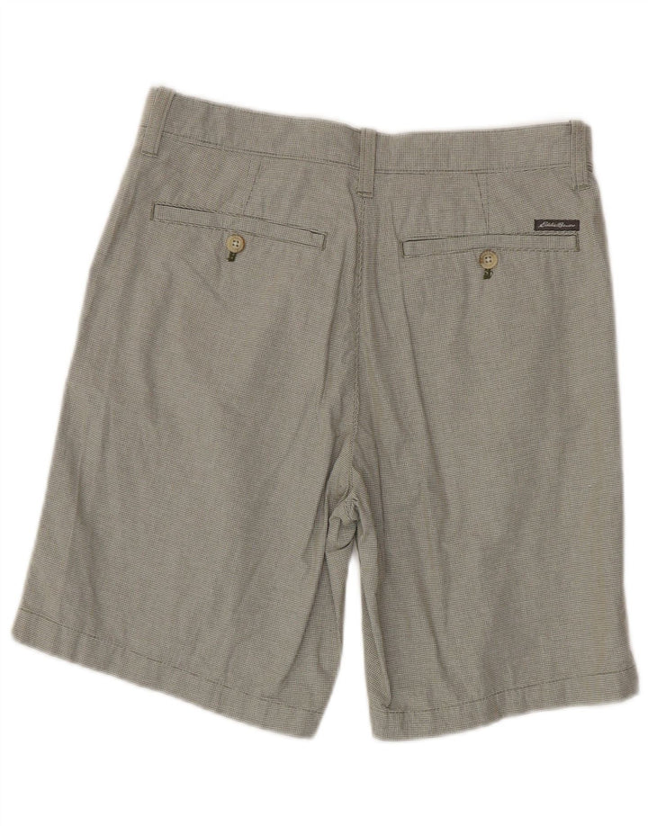 EDDIE BAUER Pantaloni scurți chino pentru bărbați W30, bumbac mediu kaki cu picior de gală