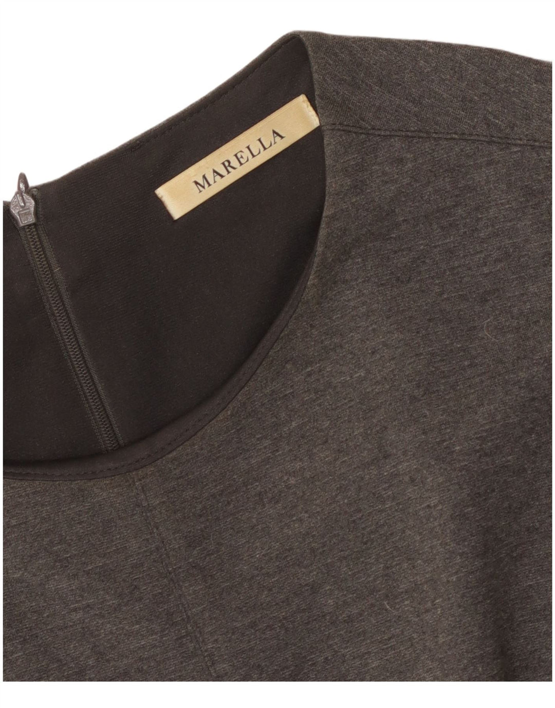 MARELLA Womens Sleeveless Sheath Dress UK 10 Small Grey