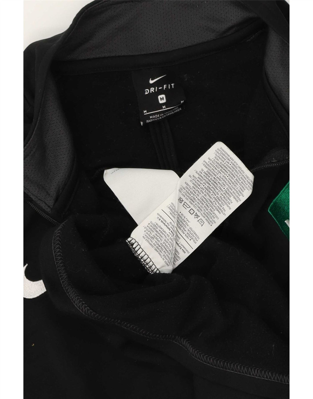 Trening pentru bărbați Dri Fit Graphic Pulover Top Mediu Negru Colorblock