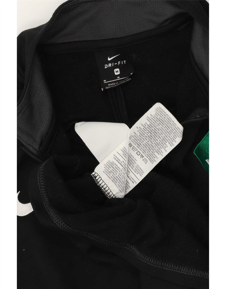 Trening pentru bărbați Dri Fit Graphic Pulover Top Mediu Negru Colorblock