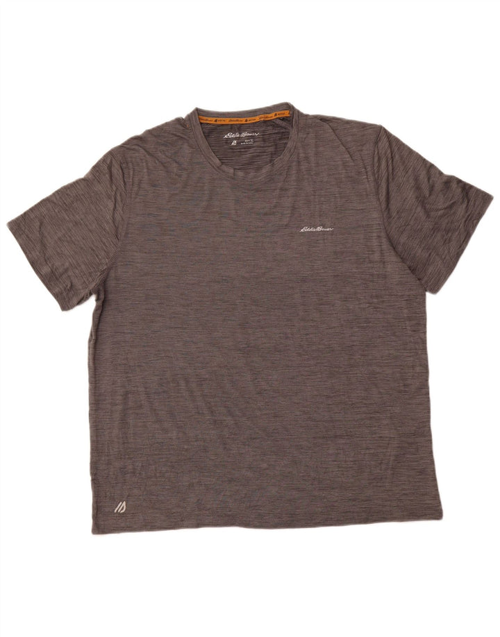 EDDIE BAUER Tricou Bărbați Top XL Gri Pete