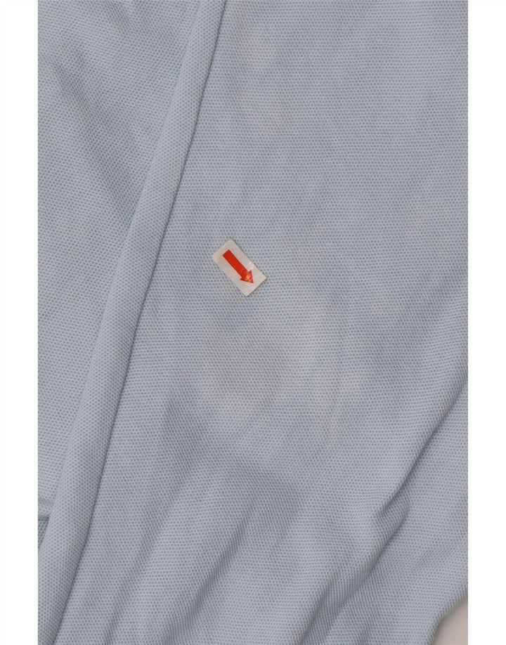 Cămașă polo cu mânecă lungă pentru bărbați FILA IT 50, bumbac albastru mediu