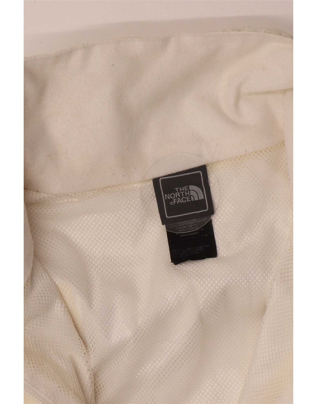 The North Face Womens Hooded Rain Jacket UK 14 Medium White Nylon
